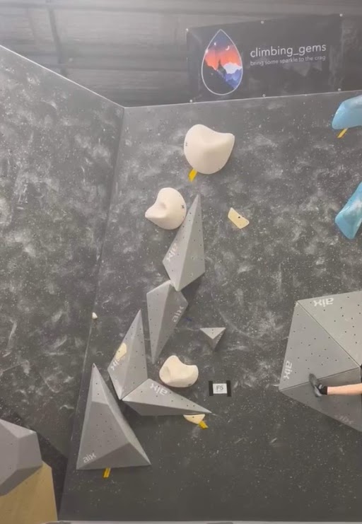 Bouldering Route Setting Example. Bould Move